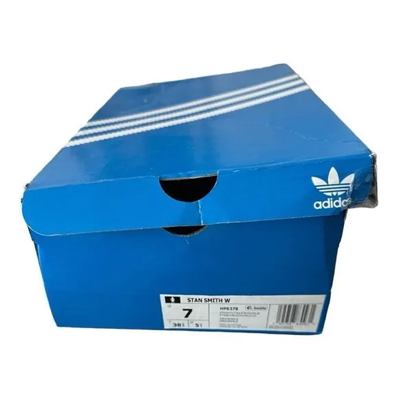 Adidas Original Stan Smith Butterfly Touched Women’s Athletic Shoe Size 7 White