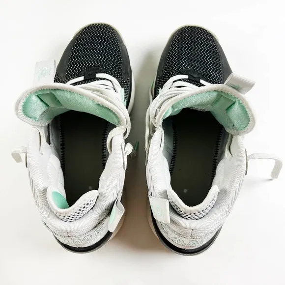 Adidas originals DAME 8 shoes black white mint green unisex womens 10 MENS 9