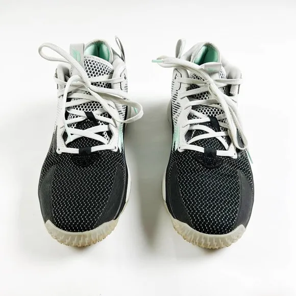 Adidas originals DAME 8 shoes black white mint green unisex womens 10 MENS 9