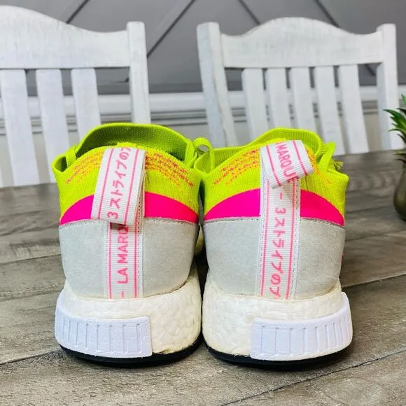 Adidas Originals NMD Racer Primeknit Lifestyle Semi Solar Yellow Women’s 9.5