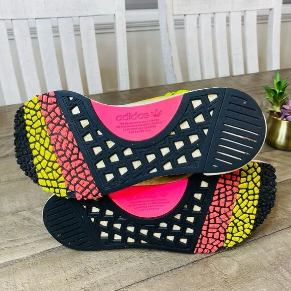 Adidas Originals NMD Racer Primeknit Lifestyle Semi Solar Yellow Women’s 9.5