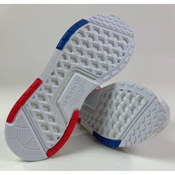 Adidas Originals NMD V3 J Kids Unisex White Blue Red Shoes Sneakers GZ4312