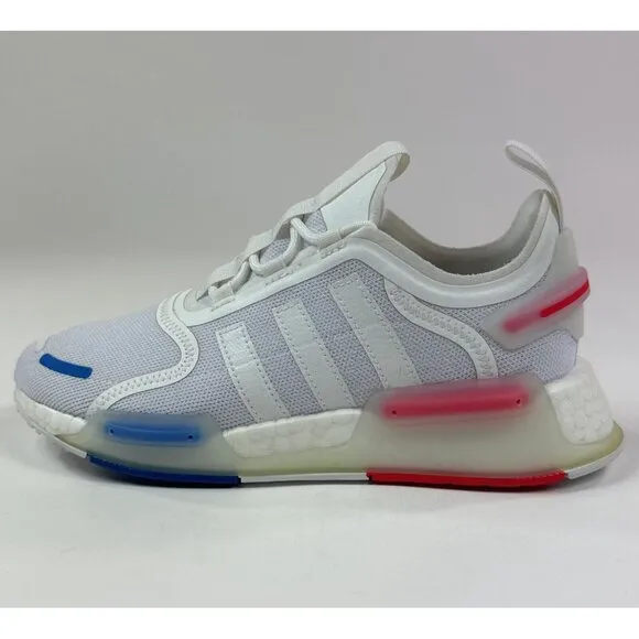 Adidas Originals NMD V3 J Kids Unisex White Blue Red Shoes Sneakers GZ4312
