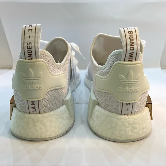 Adidas Originals NMD_R1 S White/Copper Running Shoes FV1788 Women’s Size 9.5