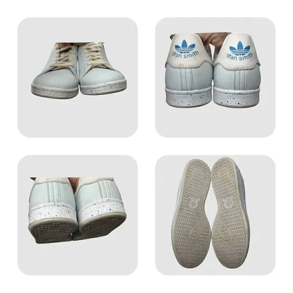 ADIDAS Originals Stan Smith Sky Blue/White Sneakers Men’s Size 13