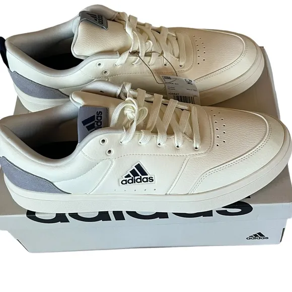 Adidas Park Street Shoes Off White Sneakers Tennis New Men’s Size 11 new