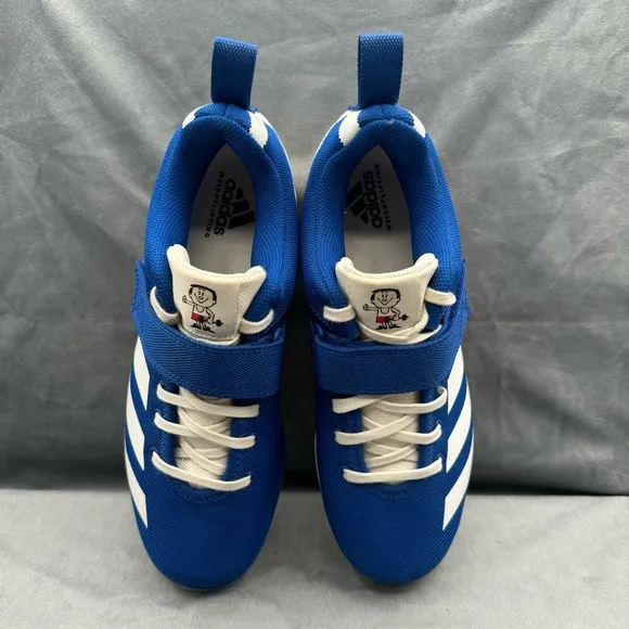Adidas Powelift 4 Weighlifting Shoes Blue/White Mens Size 7.5‎ Women’s Sz 8.5