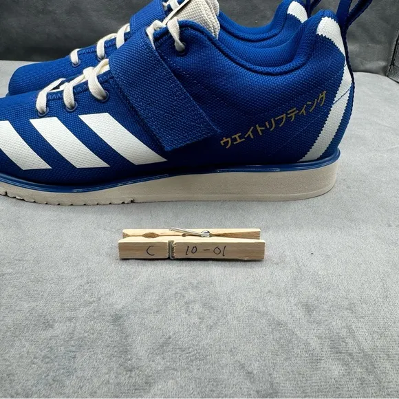 Adidas Powelift 4 Weighlifting Shoes Blue/White Mens Size 7.5‎ Women’s Sz 8.5