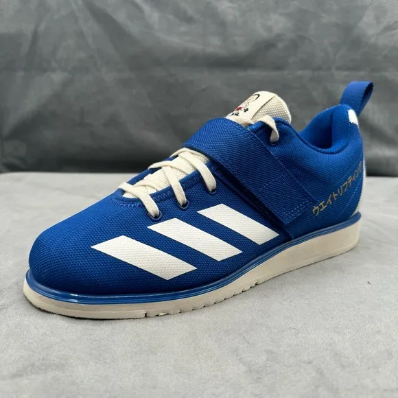 Adidas Powelift 4 Weighlifting Shoes Blue/White Mens Size 7.5‎ Women’s Sz 8.5