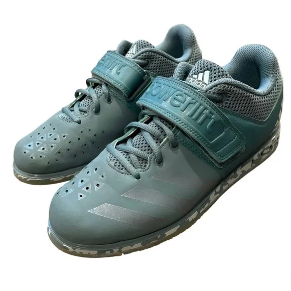 Adidas Powerlift 3.1 AC7469 Green Lace Up Lifestyle Sneakers Shoes Men’s 8.5