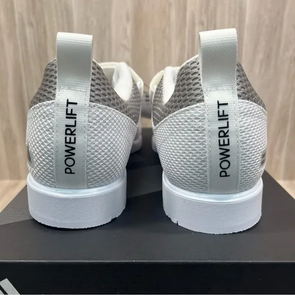 Adidas Powerlift 5 White Black Synthetic Lace Up Weightlifting Shoes Men’s sizes