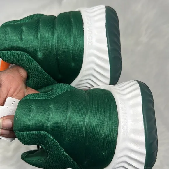 Adidas Pro Bounce 2018 Miami Hurricanes Shoes Men’s Size 13