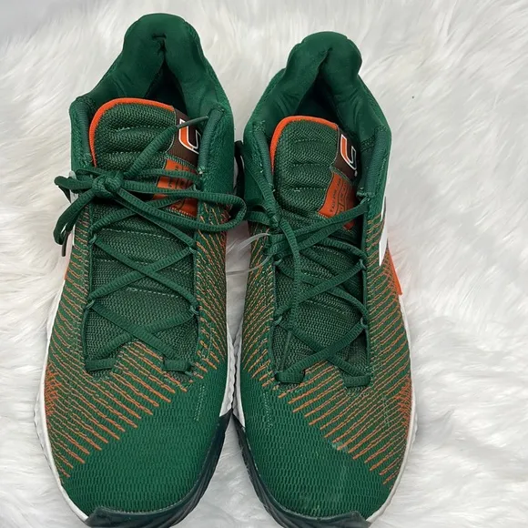 Adidas Pro Bounce 2018 Miami Hurricanes Shoes Men’s Size 13