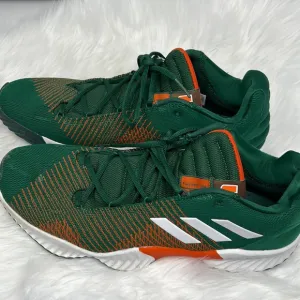 Adidas Pro Bounce 2018 Miami Hurricanes Shoes Men’s Size 13