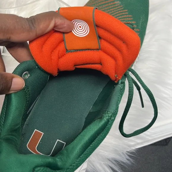 Adidas Pro Bounce 2018 Miami Hurricanes Shoes Men’s Size 13
