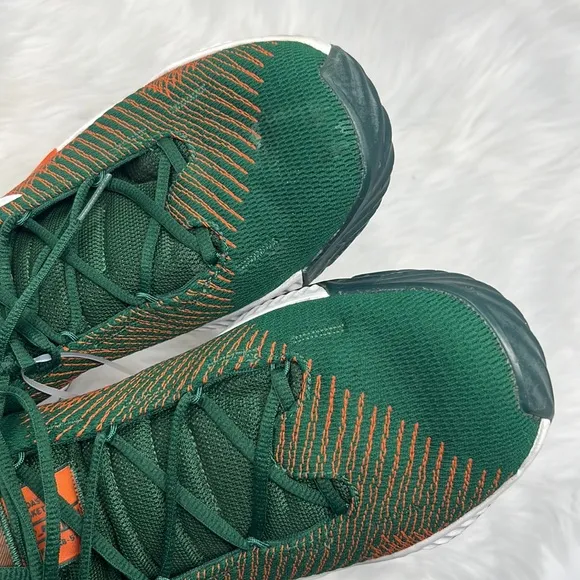 Adidas Pro Bounce 2018 Miami Hurricanes Shoes Men’s Size 13