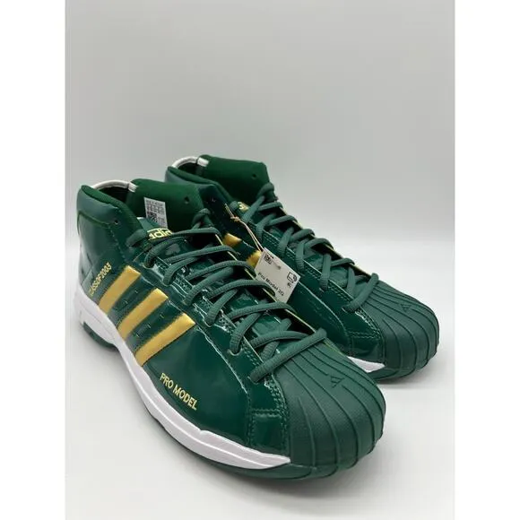 Adidas Pro Model 2G SVSM Lebron DS Green Basketball Shoes FW3664 Men’s Size 10