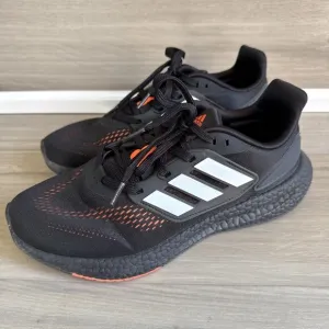 Adidas Pureboost Schwarz‎ Carbon EUR 41.5 US 8 HQ1455 Men’s Black Orange Shoes