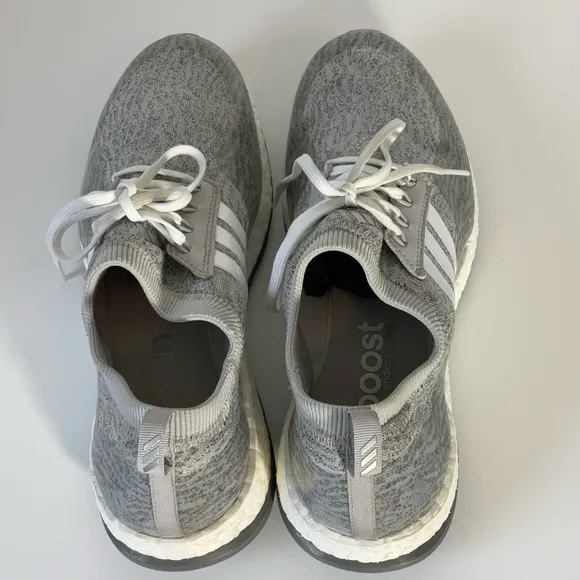 Adidas Pureboost XG Gray White Marathon Running Shoes Women’s Low Cut Women’s 9