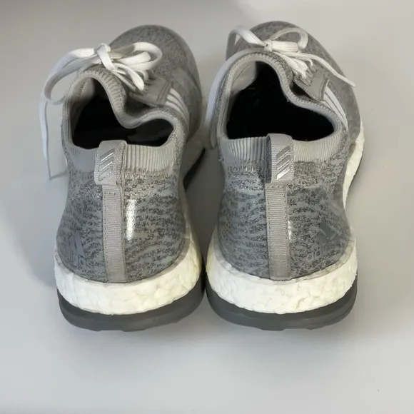 Adidas Pureboost XG Gray White Marathon Running Shoes Women’s Low Cut Women’s 9