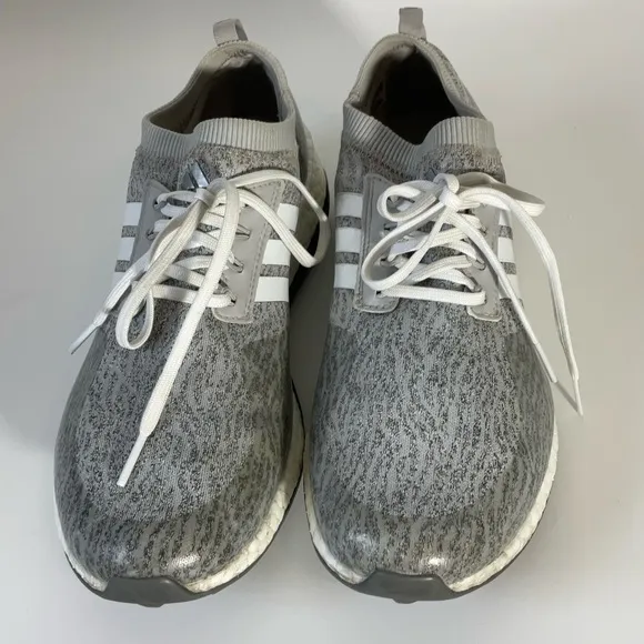 Adidas Pureboost XG Gray White Marathon Running Shoes Women’s Low Cut Women’s 9