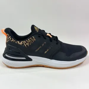 Adidas Rapidasport Kids 7 Black Cheetah Leopard Running Shoes Sneakers FZ6346