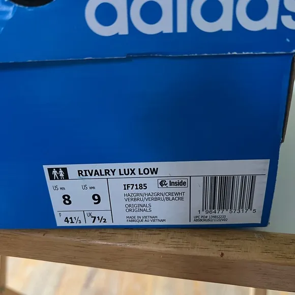 Adidas Rivalry Lux Low Unisex M8/W9