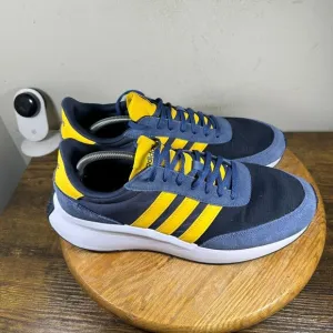 Adidas Run 70s Blue Gold Lifestyle Shoes Men’s Size 12.5