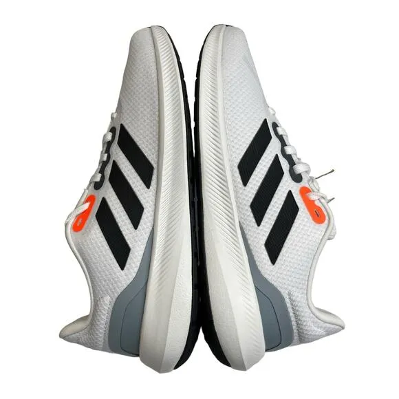 Adidas Runfalcon 3.0 Mens Athletic Trail Shoes Size 10.5 White/Orange/Gray
