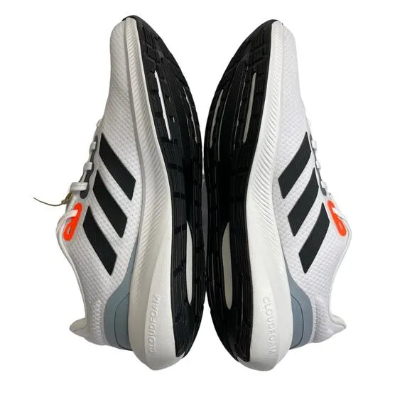 Adidas Runfalcon 3.0 Mens Athletic Trail Shoes Size 10.5 White/Orange/Gray
