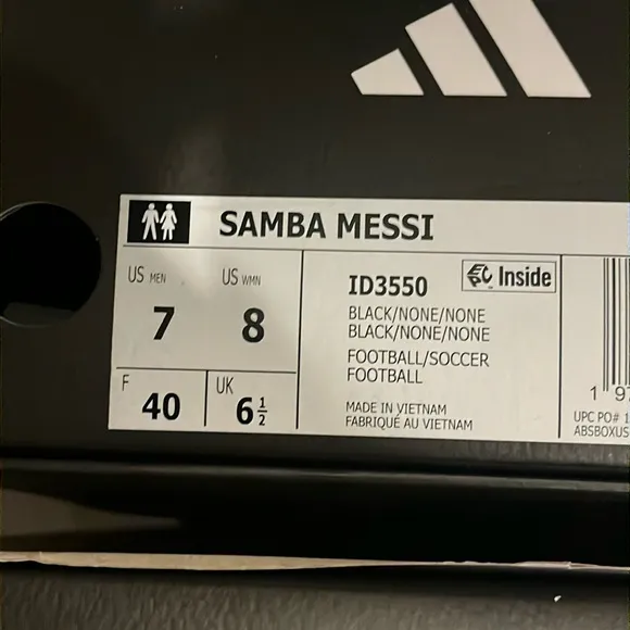 Adidas Samba Messi Limited Collection Shoes Sneakers ID3550 Mens 7 / Women’s 8