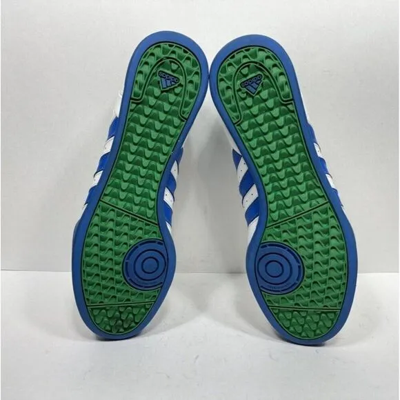 Adidas Samba Nua II 2010 Men’s Size 11.5 Soccer Shoes White Green Blue G17168