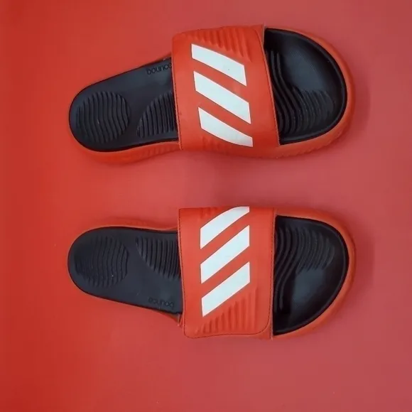Adidas Shoes Men’s 9 Alphabounce Slides Red