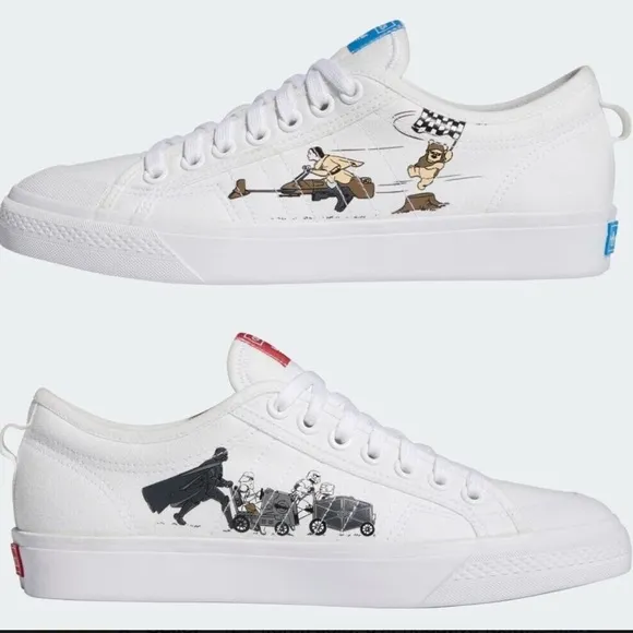 Adidas Shoes Nizza J X Star Wars Darth Vader/Leia - Men’s Size 5.5 US NEW IN BOX