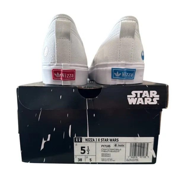 Adidas Shoes Nizza J X Star Wars Darth Vader/Leia - Men’s Size 5.5 US NEW IN BOX