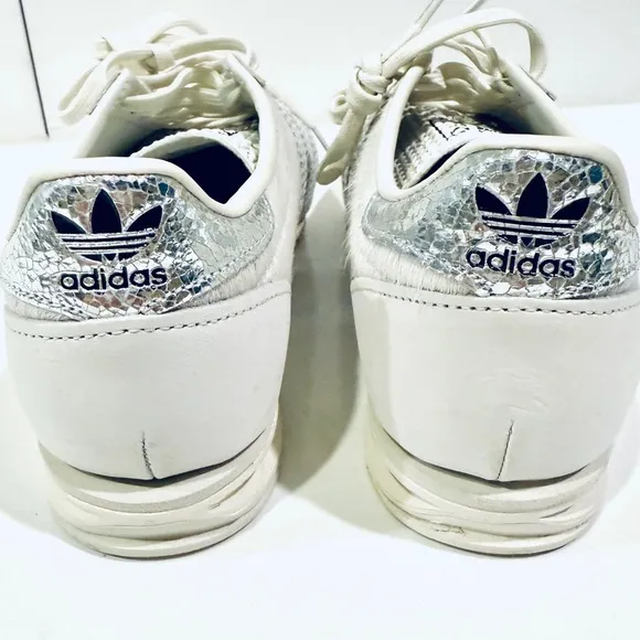 Adidas SL 72 OG shoes in orbit grey/silver metallic/ cloud white womens 6.5