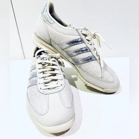 Adidas SL 72 OG shoes in orbit grey/silver metallic/ cloud white womens 6.5