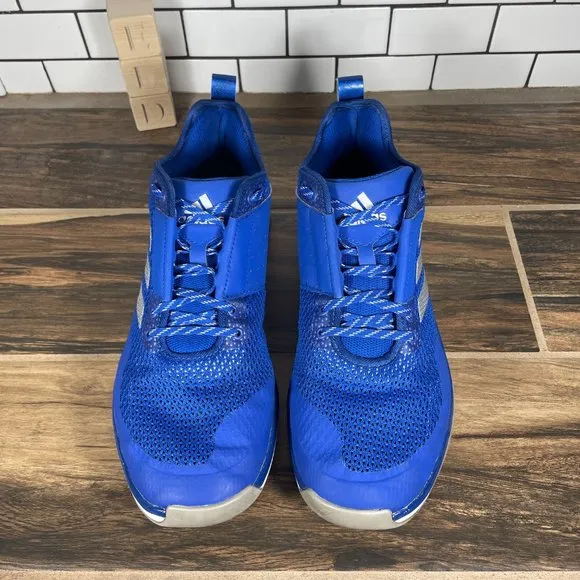 adidas Speed Trainer 3.0 Men's Sz 11.5 Shoes Blue Athletic Baseball Turf Sneaker