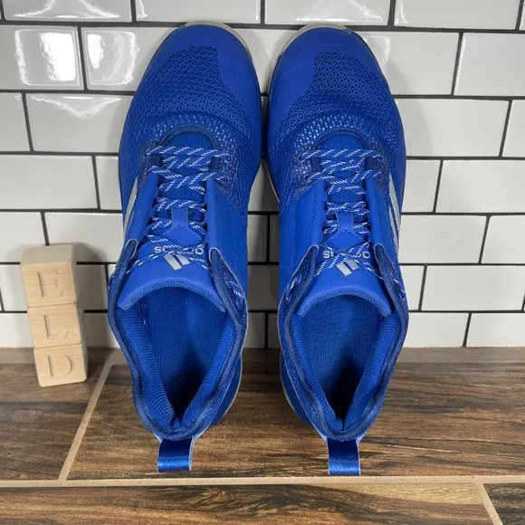 adidas Speed Trainer 3.0 Men's Sz 11.5 Shoes Blue Athletic Baseball Turf Sneaker