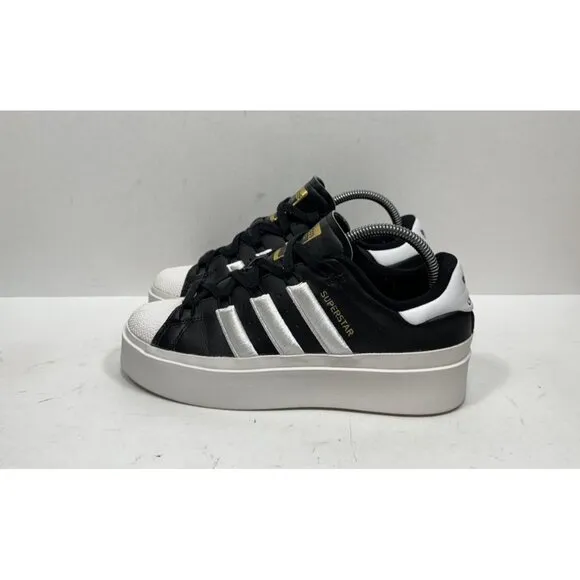 Adidas Superstar Bonega Black Gold Metallic Women’s Size 7.5 GX1841 Shoes