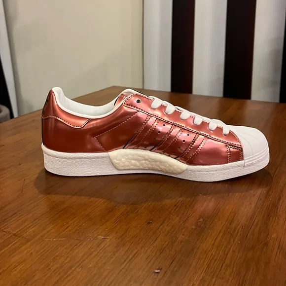 Adidas Superstar Boost Copper white shoes sneakers new BB2270 Women’s Sizes