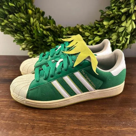 Adidas Superstar II Kermit The Frog Original Hip Hop Shoes 8.5‎