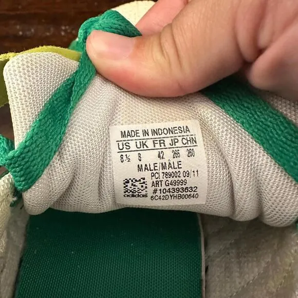 Adidas Superstar II Kermit The Frog Original Hip Hop Shoes 8.5‎