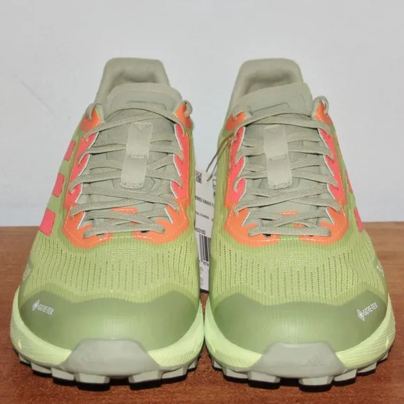 Adidas Terrex Agravic Flow 2.0 Gore-Tex Trail Running Shoes Mens 13 Lime
