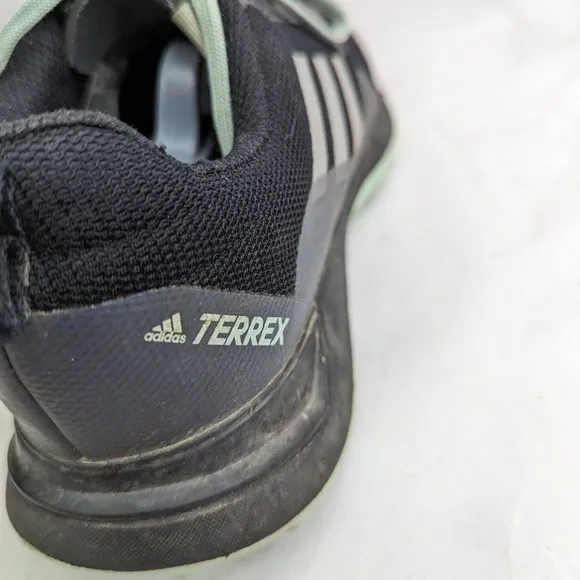 adidas Terrex CMTK Black Ash Green Womens Size 8 Sneaker Shoes Trail Running