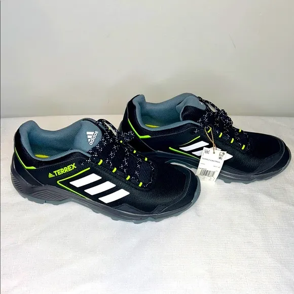 Adidas Terrex Eastrail Hiking Shoes Black and White Lightweight Size 11.5 NWT