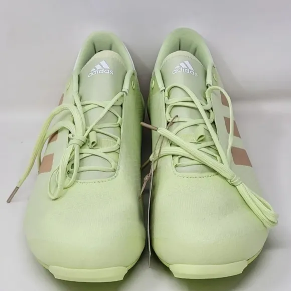 Adidas The Road Cycling Shoes Unisex Lime Pulse Green Gold Unisex Size Multi New