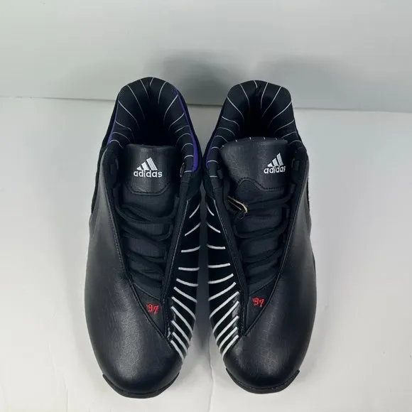 Adidas TMAC 3 Restomod Raptors Black Purple Basketball Shoe GY2394 Men’s Sz 10