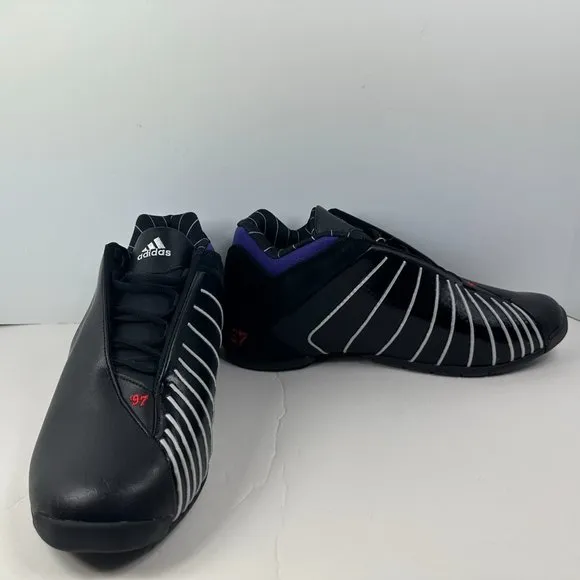 Adidas TMAC 3 Restomod Raptors Black Purple Basketball Shoe GY2394 Men’s Sz 10