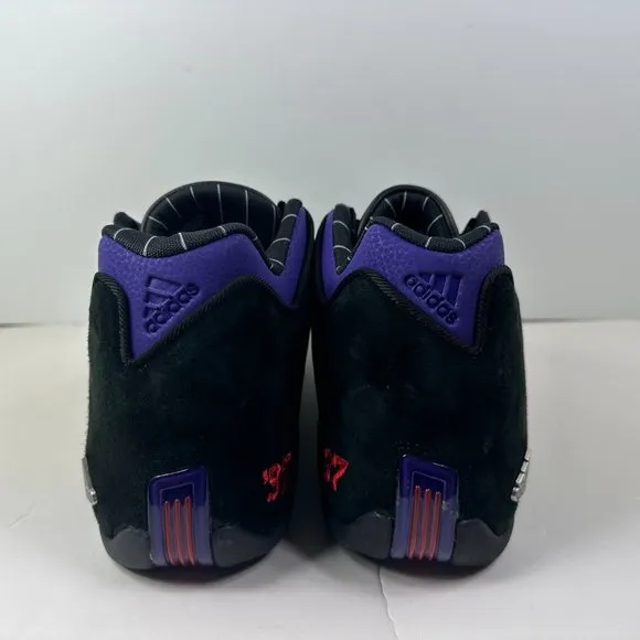 Adidas TMAC 3 Restomod Raptors Black Purple Basketball Shoe GY2394 Men’s Sz 10